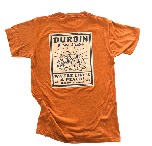 Durbin’s Fall Logo Tee | Rust