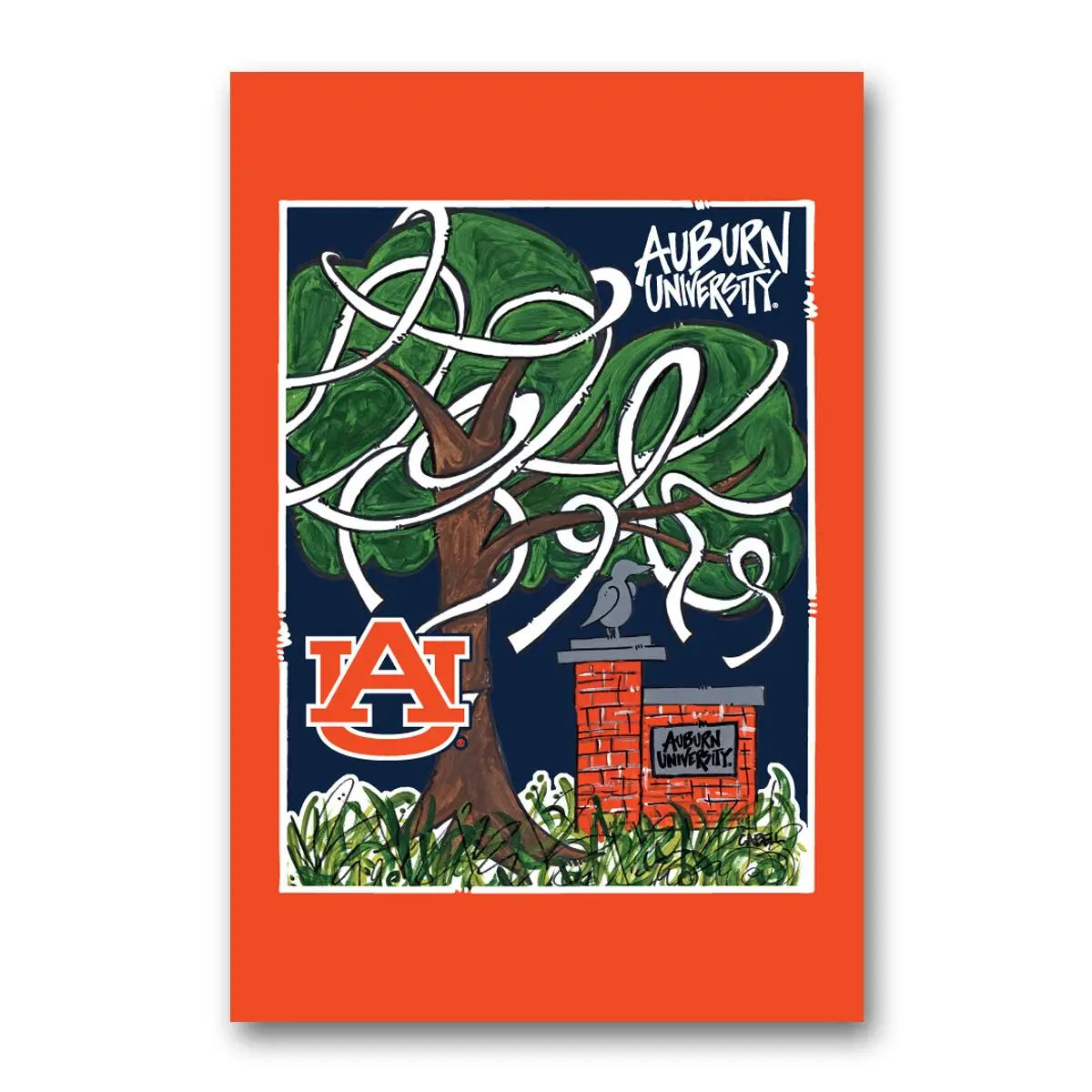 Auburn Campus Garden Flag
