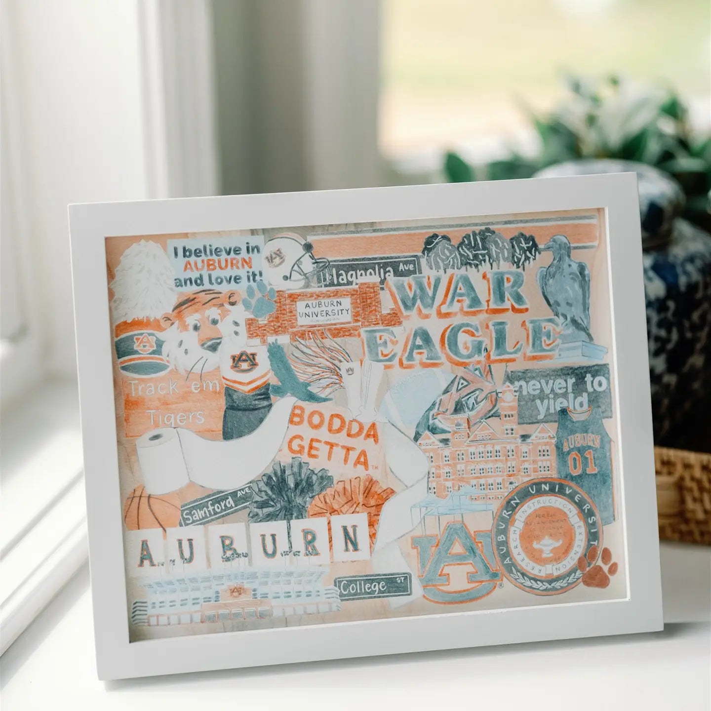 Auburn University Collage Print |8X10