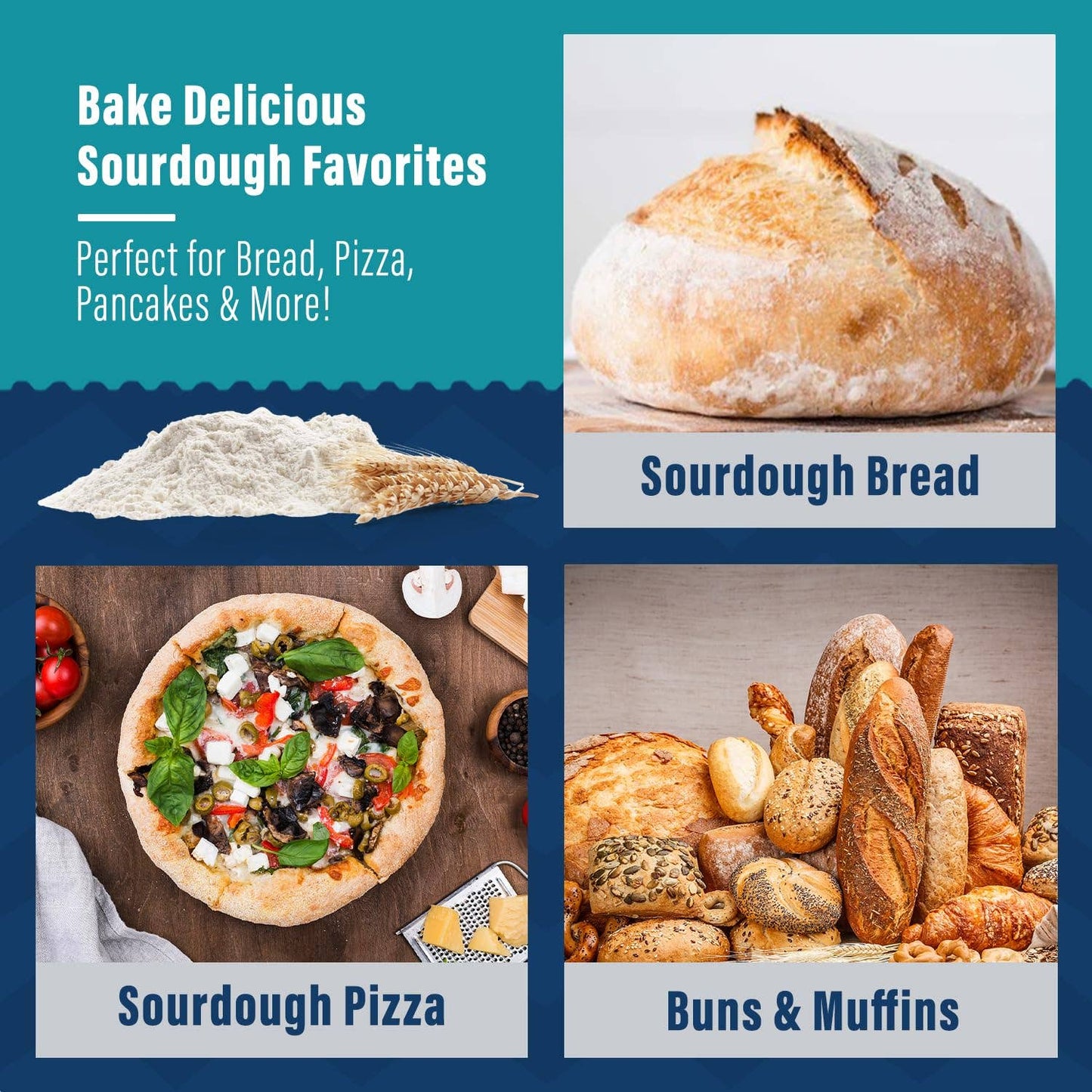 Organic, Non GMO Mature Sourdough Starter 12 grams