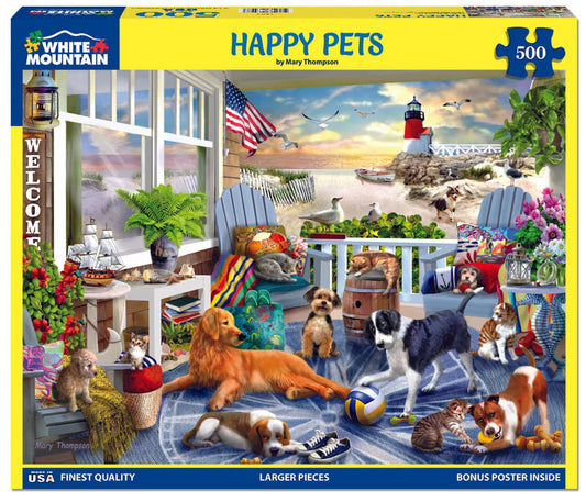 Happy Pets 500 Piece Jigsaw Puzzle