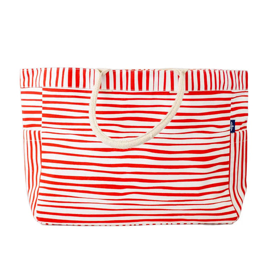 Durham Tote | Red & White