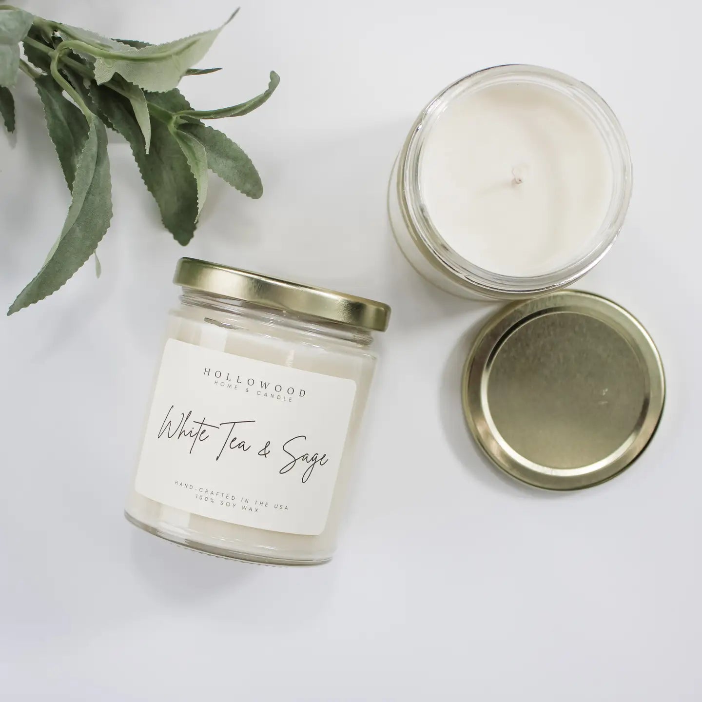 White Tea & Sage Candle