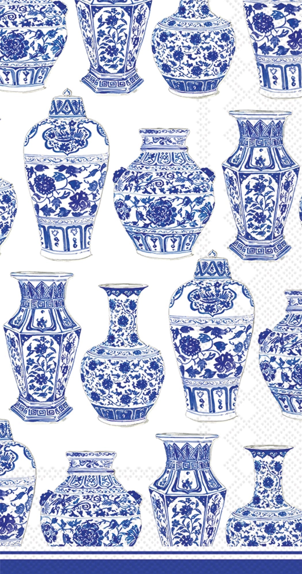 Blue & White Urns Napkin Set