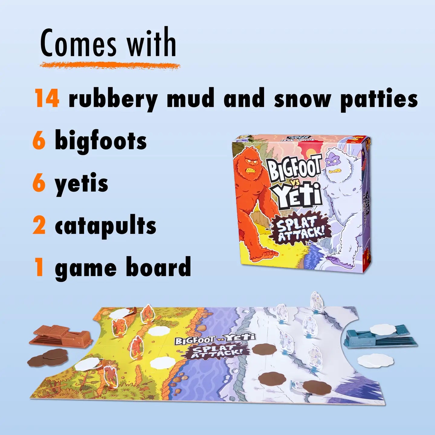 Bigfoot vs. Yeti Board Game