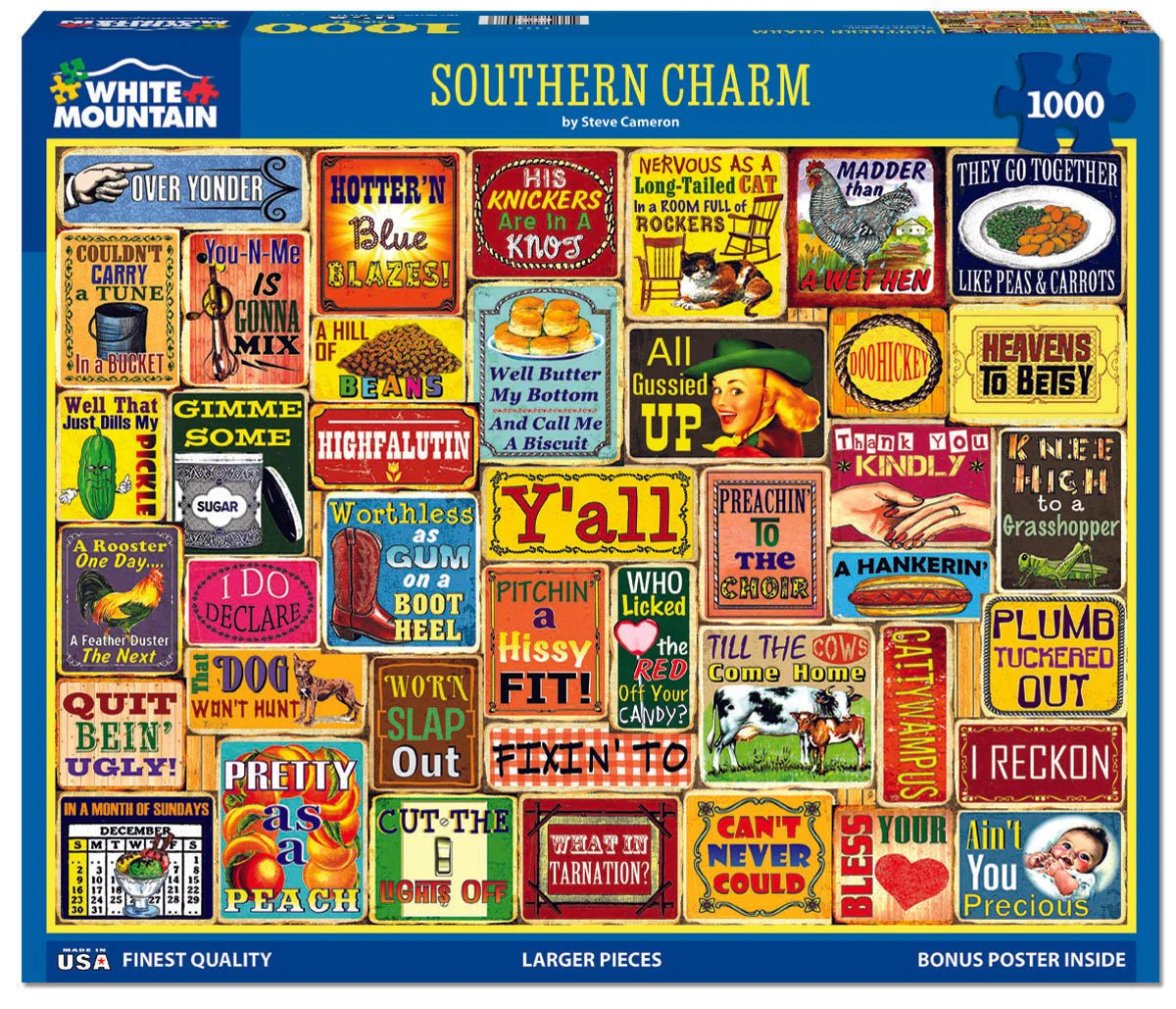 Southern Charm 1000 Piece Jigsaw Puzzle