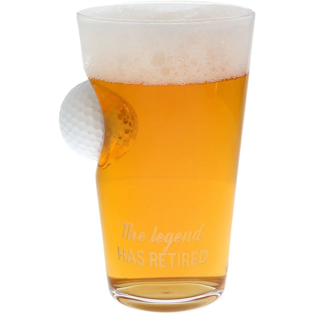 The Legend Golf Ball Glass