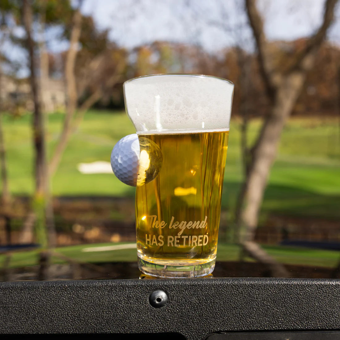 The Legend Golf Ball Glass