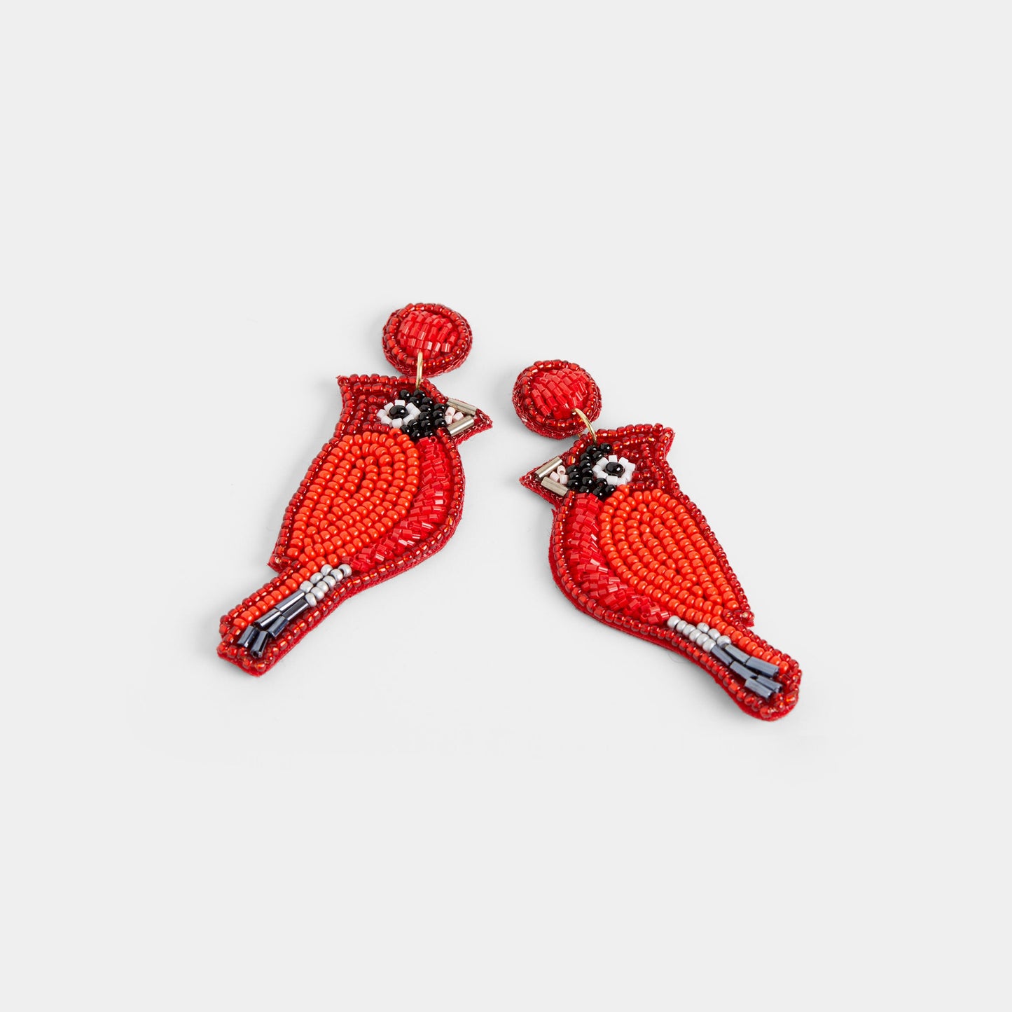 Cardinal Earrings