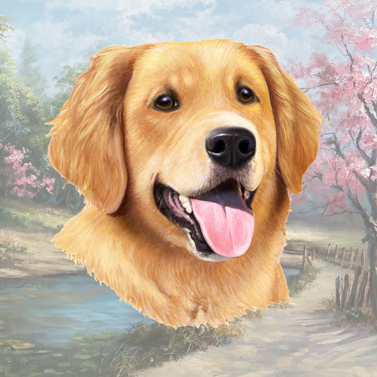 Golden Retriever Face | Coaster