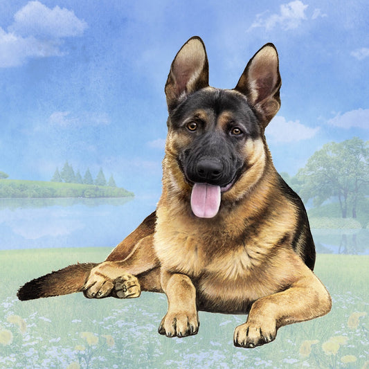 Tan German Shepherd | Coaster