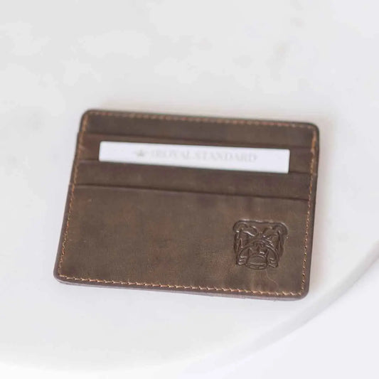 Leather Bulldog Slim Wallet