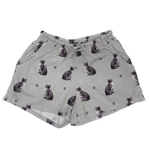 Pajama Shorts | Cat