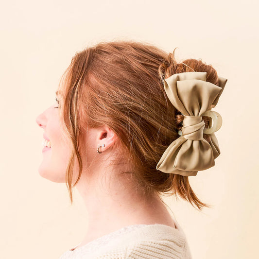 Bow Claw Clip | Green