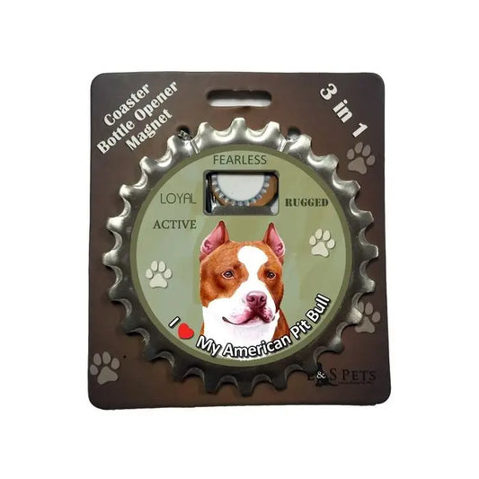 Blue Pitbull | 3 in 1 Magnetic Coaster