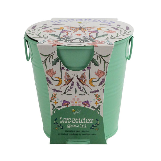 Painted Flower Grow Pail | Lavender