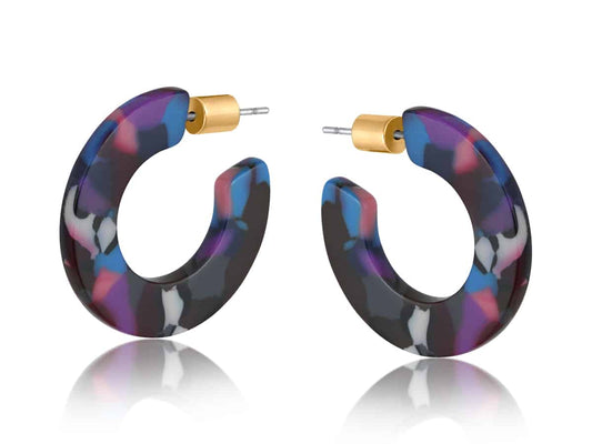 Celine Flat Hoop Earrings