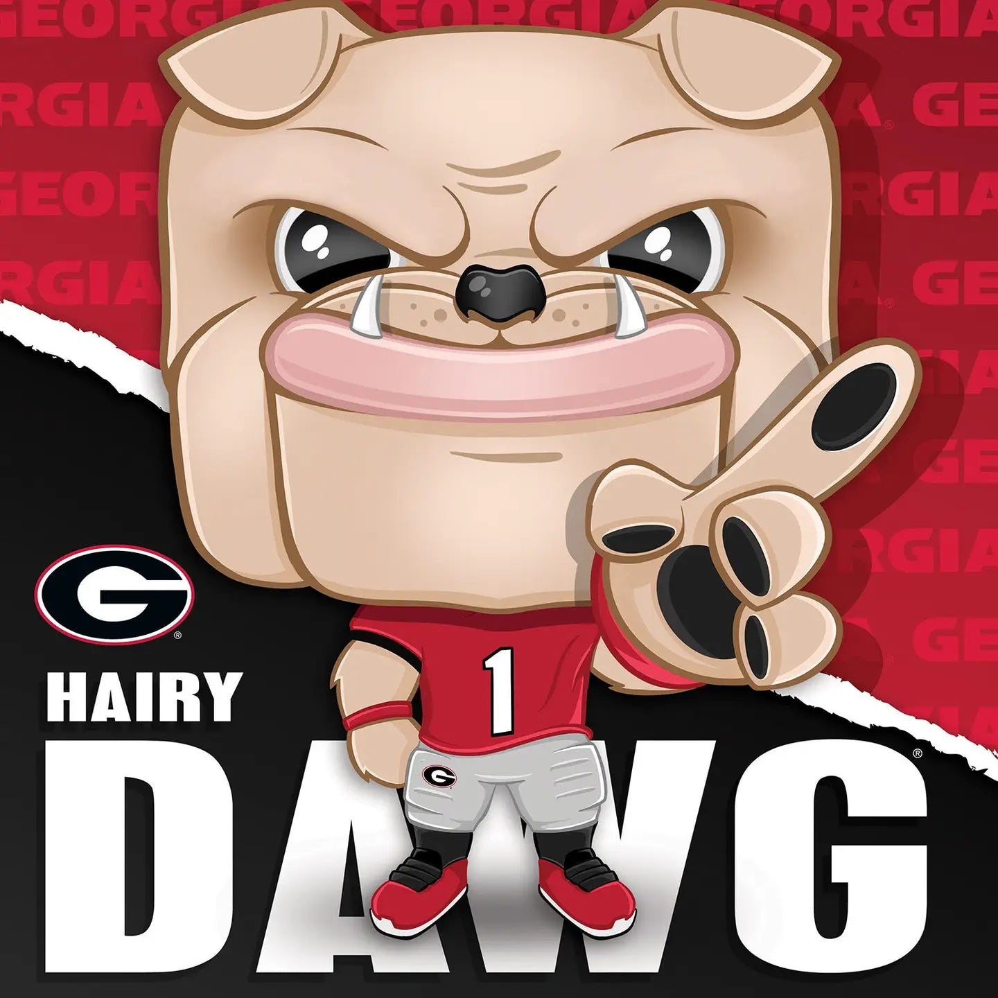 Hairy Dawg Georgia Puzzle
