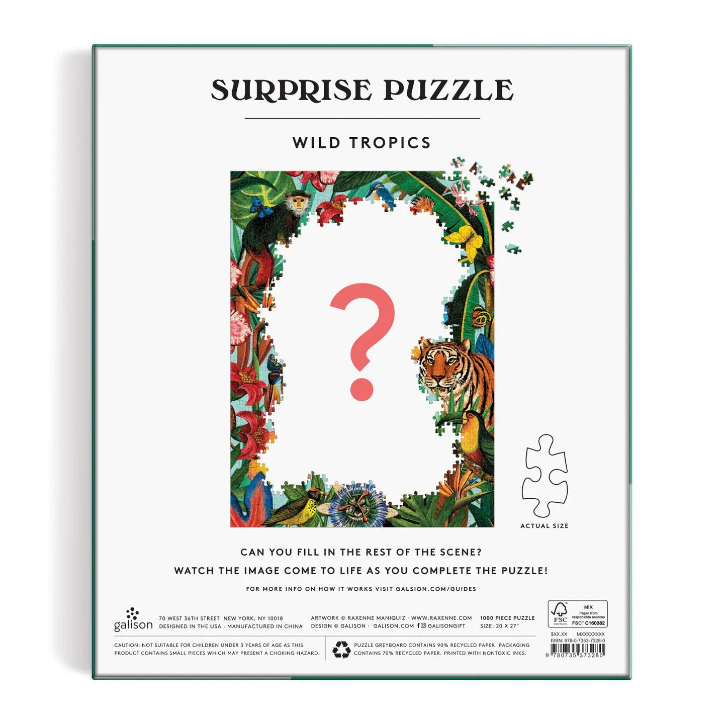 Wild Tropics Surprise Puzzle