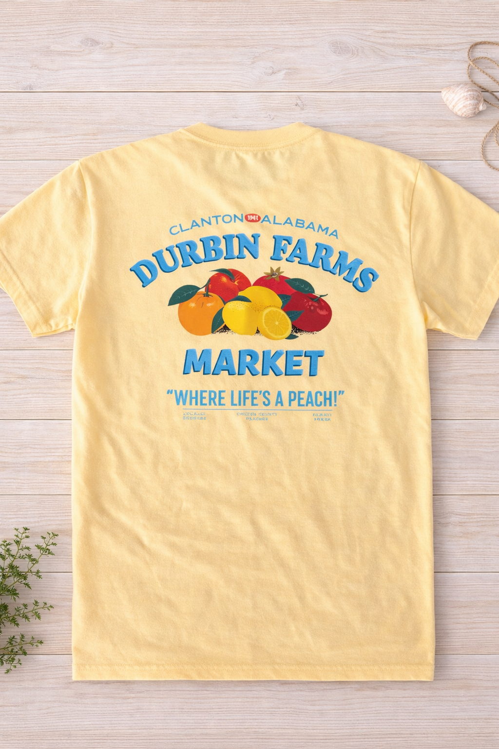 Orchard Harvest Tee | Light Yellow