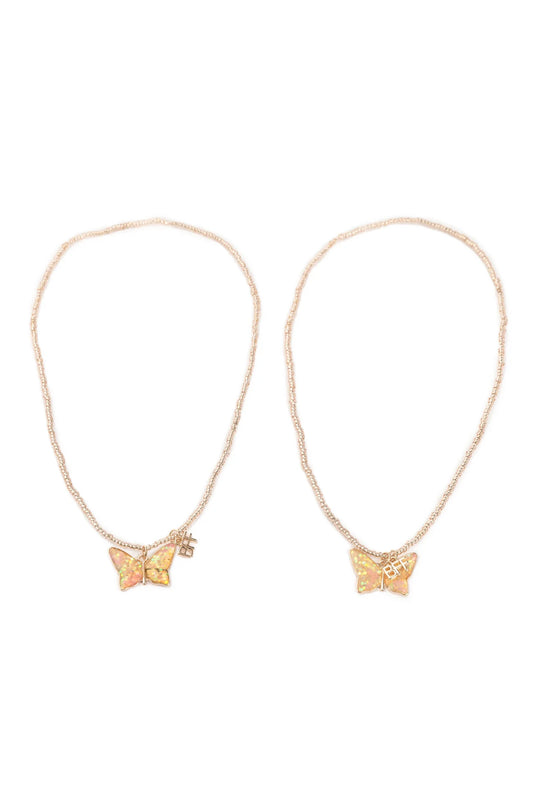 BFF Butterfly Share & Tear Necklaces