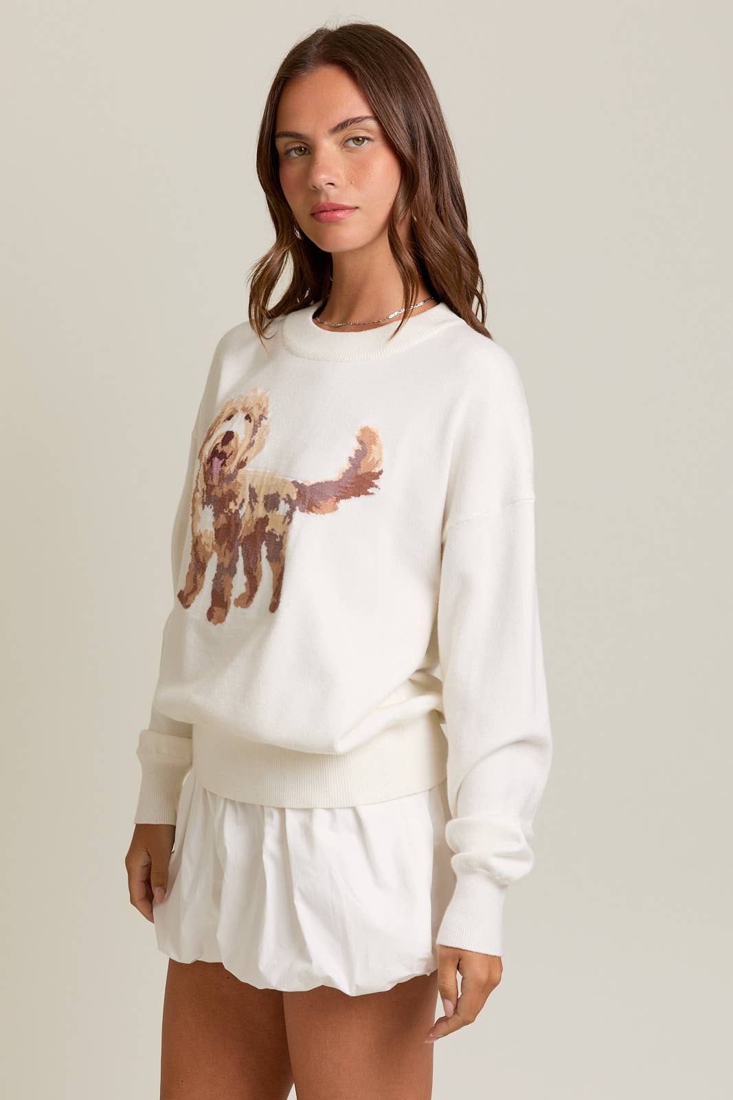 Doodle Graphic Sweater