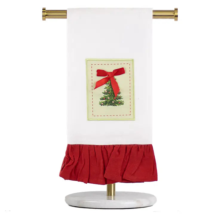 Noelle Tree Ruffle Towel