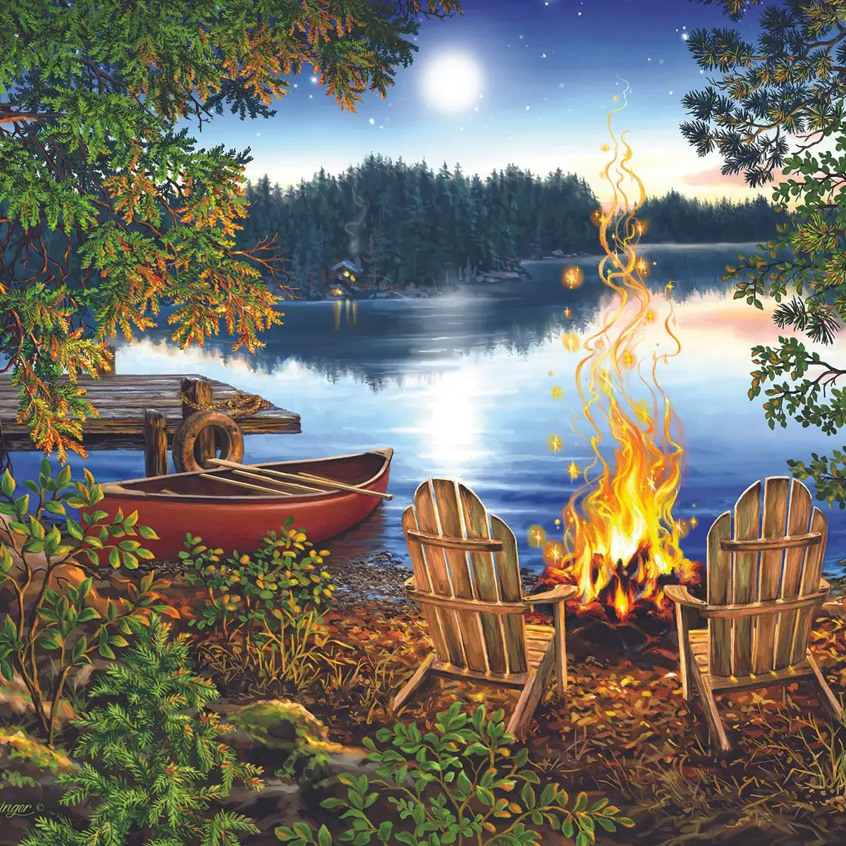 Lakeside Canoe Puzzle