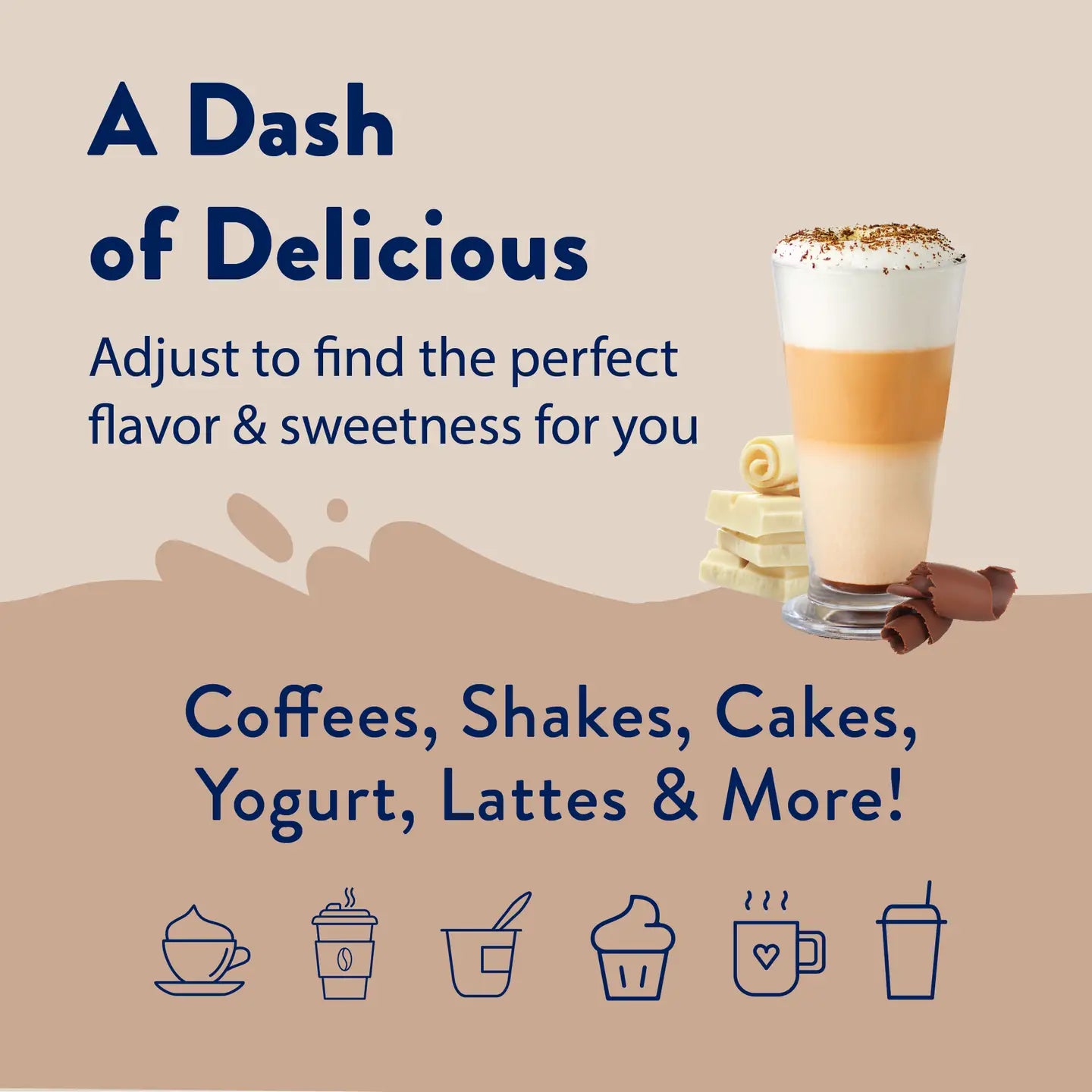 Sugar Free White Chocolate Mocha Syrup