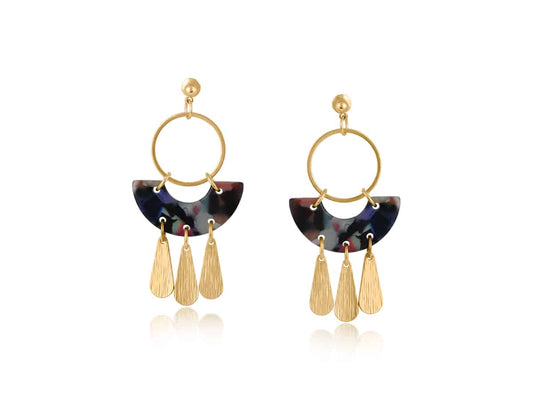 Camille Geo Statement Earrings