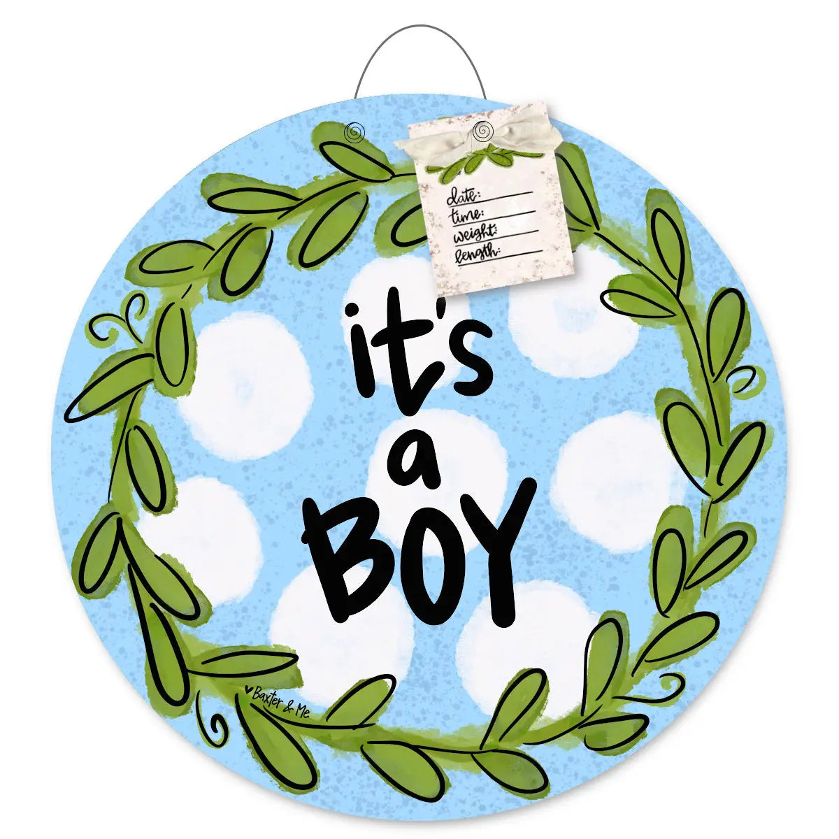 Its a Boy Door Hanger