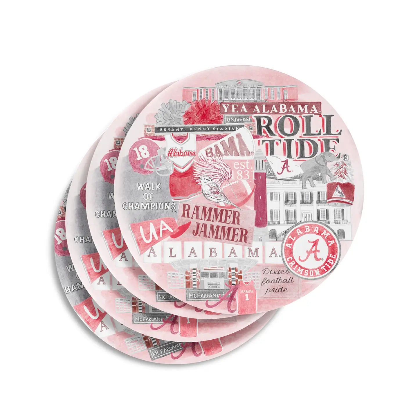 University of Alabama Coaster Pack