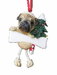 Tan Pug | Ornament