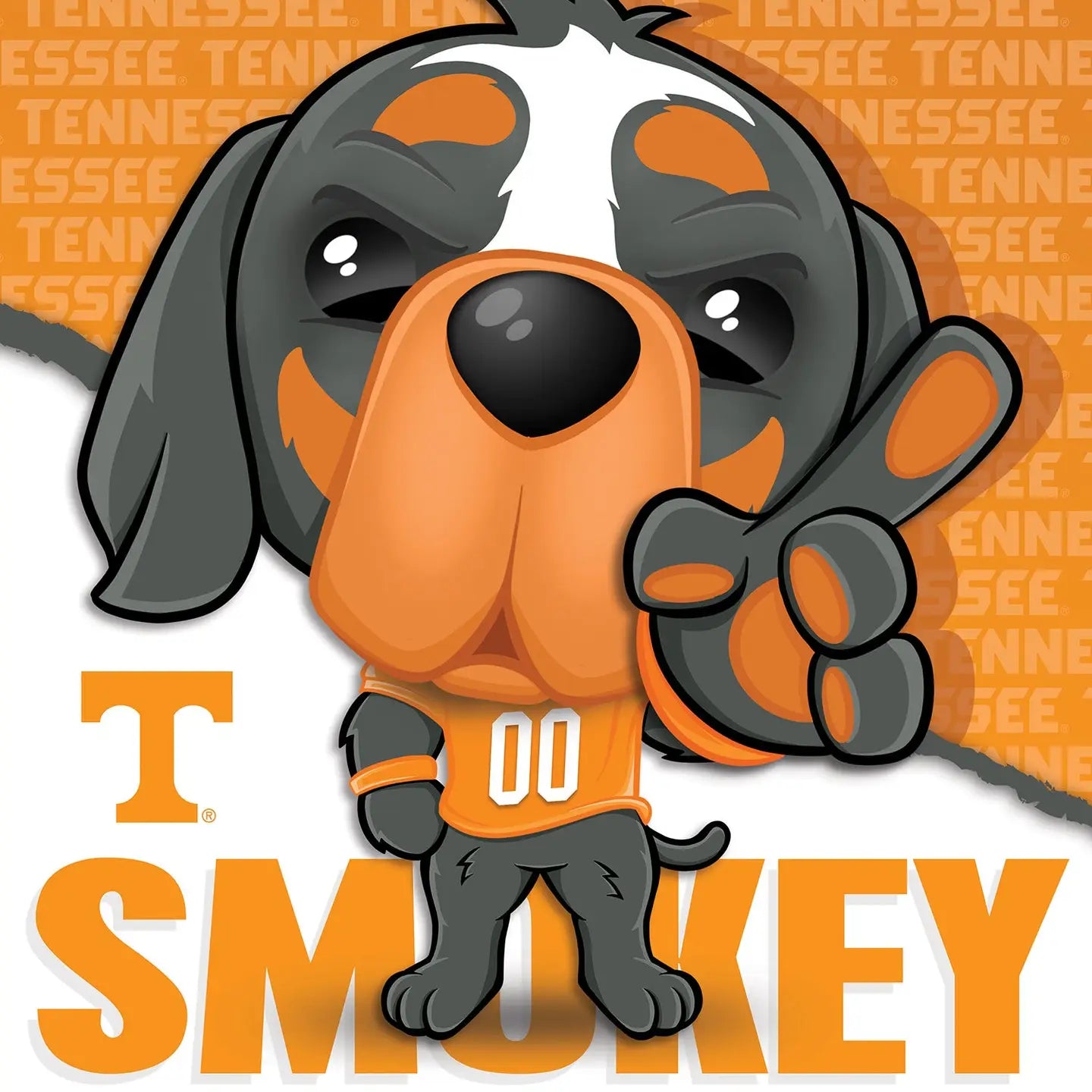 Smokey Tennessee Volunteers Puzzle