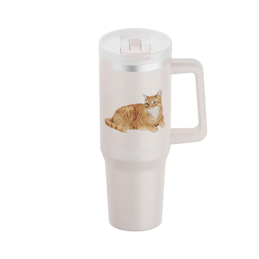 Yellow Tabby Cat | 40 oz Tumbler