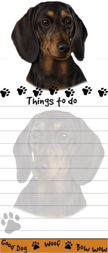 Black Dachshund | Magnetic Notepad