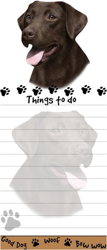 Chocolate Lab | Magnetic Notepad