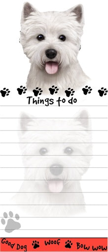 Westie | Magnetic Notepad