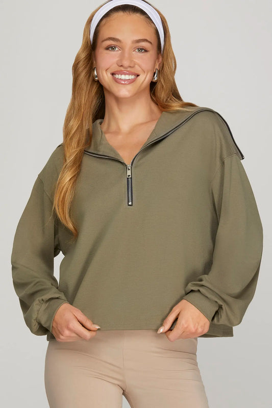 Kalen Pullover | Olive