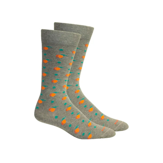 Peaches Sock | Gray