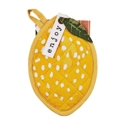 Lemon Pot Holder & Towel Set