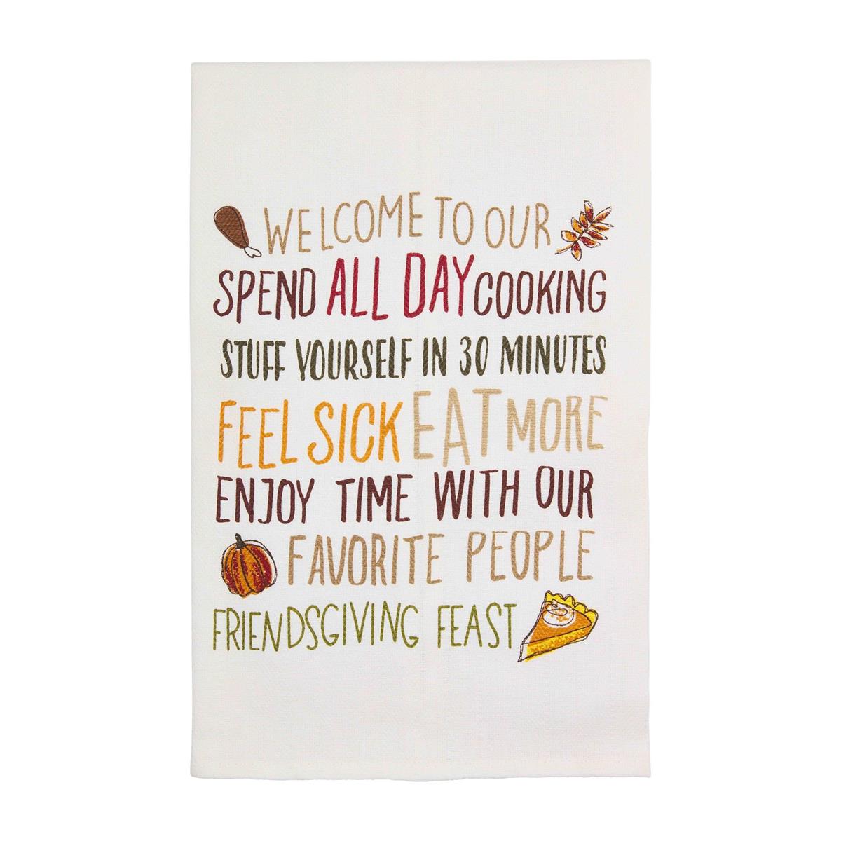 Friendsgiving Towel | Welcome