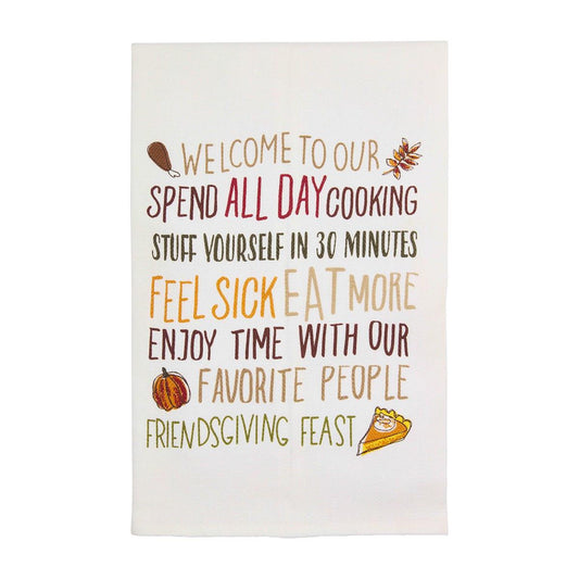 Friendsgiving Towel | Welcome