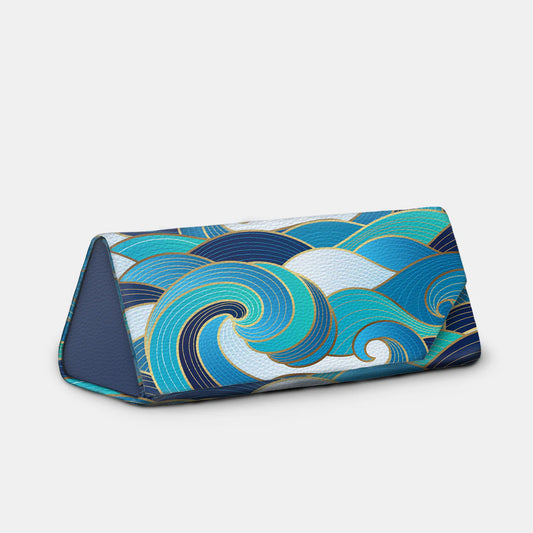 Enameled Wave Sunglass Case