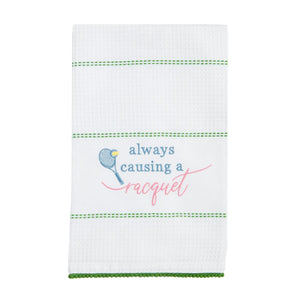 Always Causing Embroidery Towel