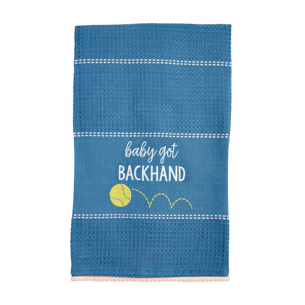 Baby Got Backhand Embroidery Towel