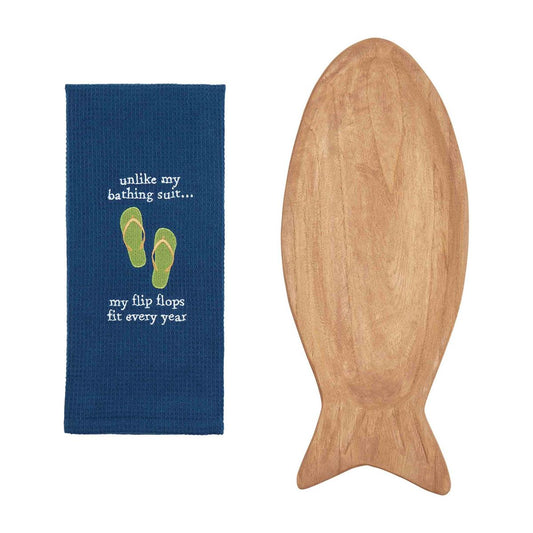 Unlike Fish Board & Towel Set