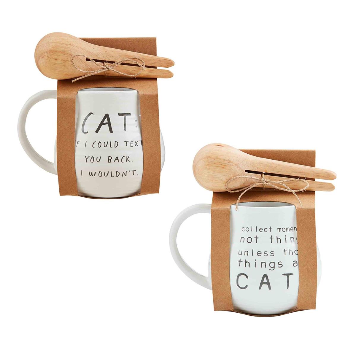 Cat Mug & Coffee Scoop Clips