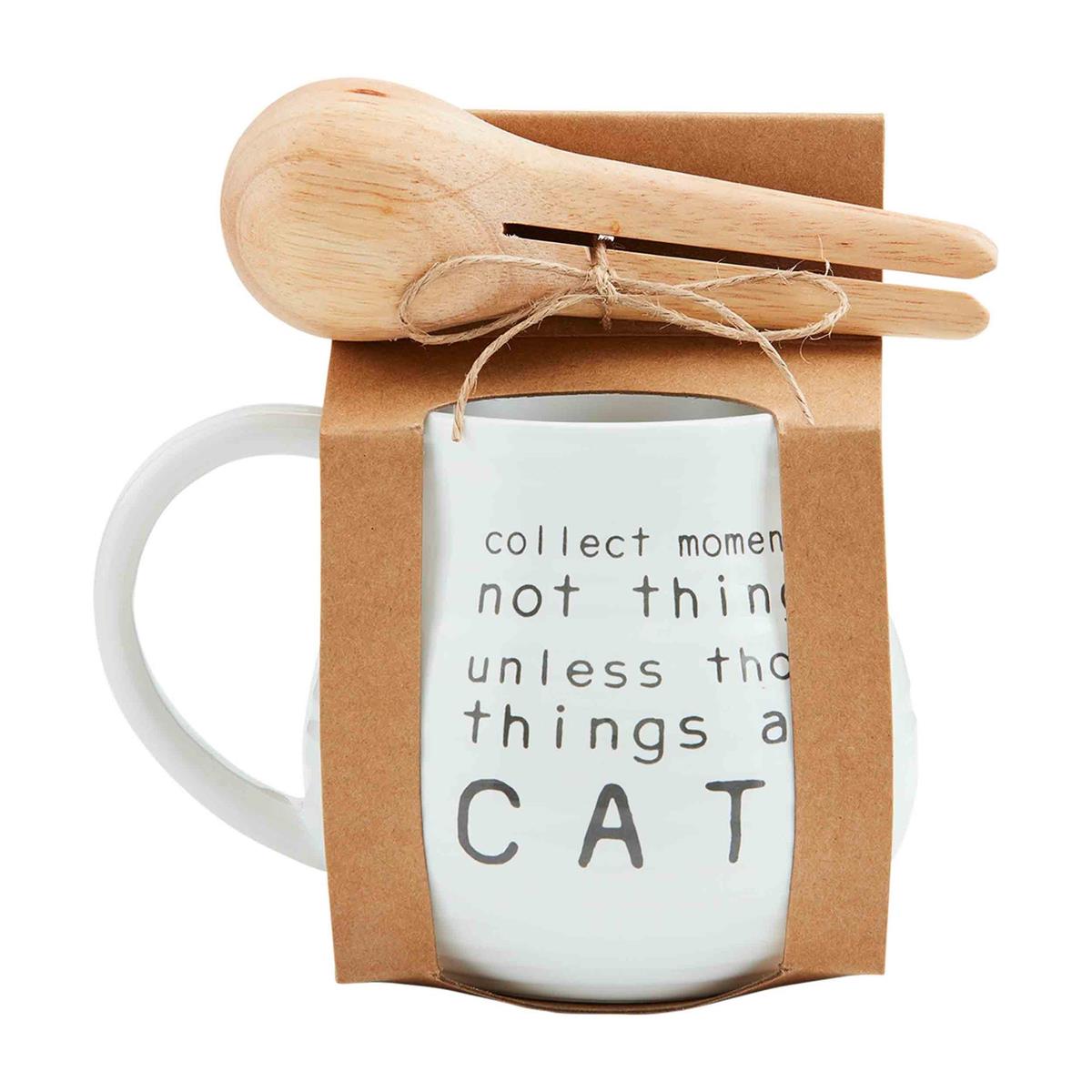 Cat Mug & Coffee Scoop Clips