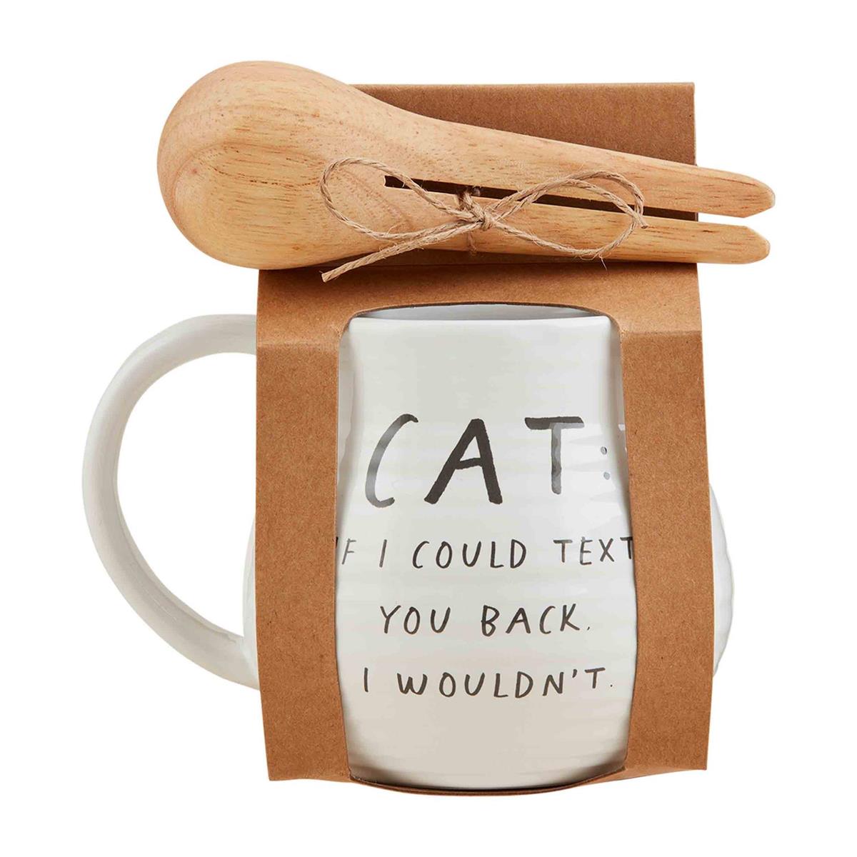 Cat Mug & Coffee Scoop Clips